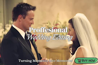 edit your wedding video to create timeless memories