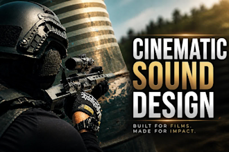 craft cinematic sound design for your film or trailer