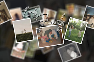 create a cinematic wedding photo slideshow and birthday slideshow video