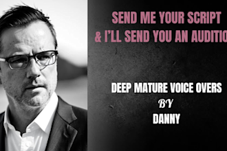 do a deep mature senior american voice over
