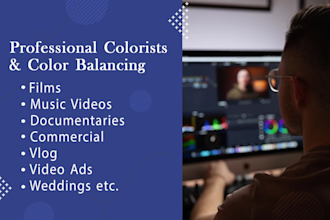 colorist and color grading video in davinci resolve
