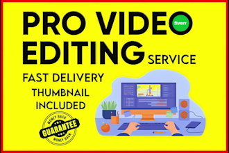 edit travel vlogs and sports highlights videos for youtube