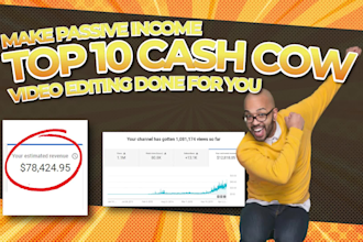 setup your youtube channel and create cash cow videos for you