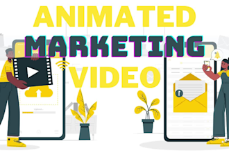 create an animated marketing video for business and sales