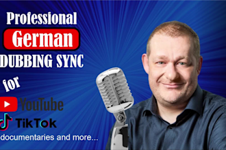 dubbing your videos in german language
