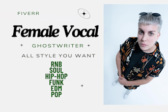 be your female singer and songwriter in english and spanish