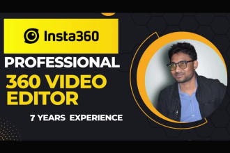 offer professional cinematic insta360 video editing
