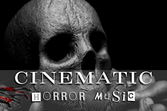 create scary cinematic horror action music