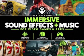 create immersive sound effects and music for games and apps