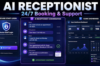 build an ai medical receptionist and appointment booking bot