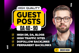 get unique guest post articles with white hat permanent SEO backlinks