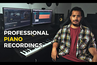 be your pro pianist for your song as a skilled piano player