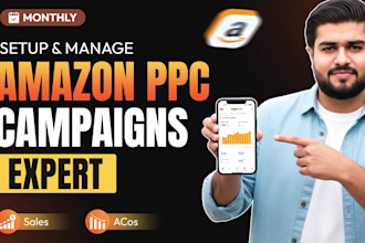 setup and manage amazon PPC campaigns, amazon fba PPC ads
