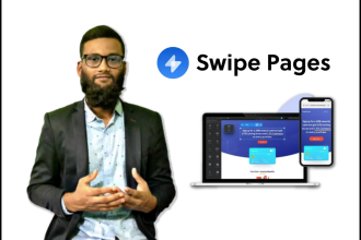 do high converting landing page in swipe pages sales funnels and mobile slide
