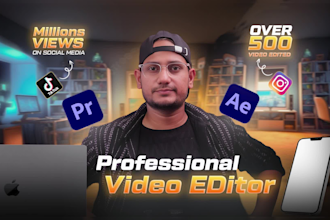 do editing for talking head vsl video in after effects for youtube ads, promo