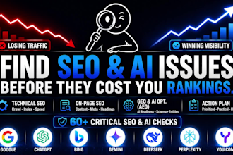 audit your website for technical,onpage SEO and ai readiness