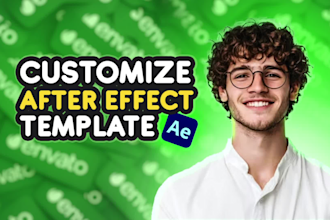edit and customize your envato after effects template