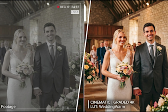 cinematic wedding video editing and trailers