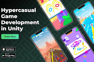 develop hyper casual mobile game in unity