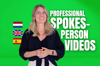 create your dutch spokesperson for professional videos