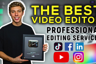 do professional social media video editing