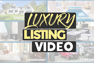 create cinematic luxury real estate listing videos for high end properties