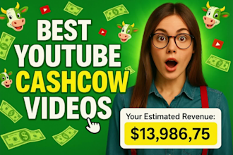 create viral cash cow youtube video, cash cow video editing, cash cow automation