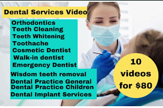 do dentist video dental tooth or dental service video