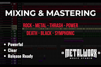 mix and master your metal or rock song