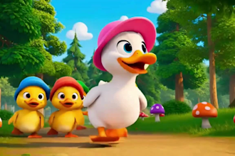create cinematic 3d animation and ai cartoon video