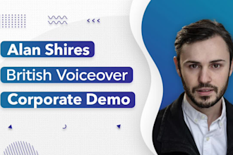record a natural authentic english male voice over narration