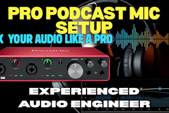 setup your podcast mic for zoom, obs, or recording