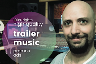 create powerful trailer and background music for media
