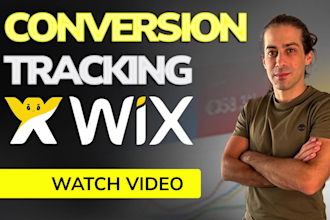 setup wix ecommerce conversion tracking and analytics for google ads via GTM ga4