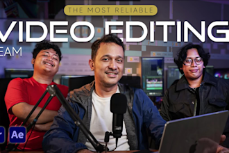 edit a professional video with the most reliable team