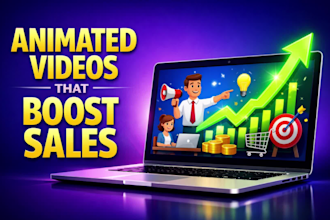 create animated marketing video for sales