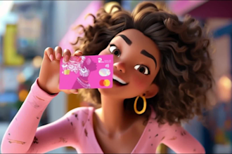 create ai cartoon video, ai generated 3d animation character