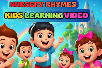 create fun children video, kids learning videos, educational and nursery rhymes
