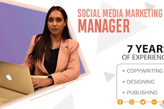 be your social media manager and content creator