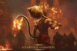 create ai animated for kids cartoon, ai anime and storytelling videos