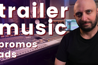 create powerful trailer and background music for media