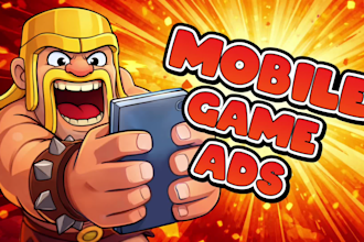 create mobile puzzle game ad