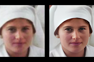 do image upscaling, image restoration, and colorize photo
