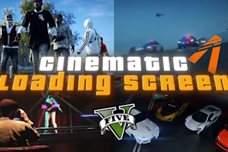 create realistic fivem cinematics, loading screens