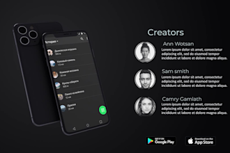 create app or website promo video