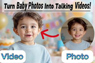 animate any baby or person photo into a fun talking ai video