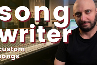 write original songs for your project