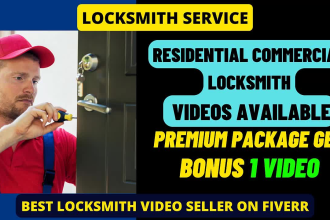 do locksmith video lock repair service ads