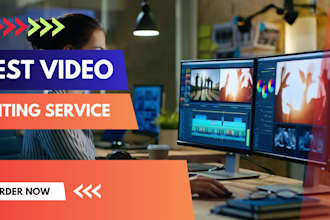 do professional video editing for youtube