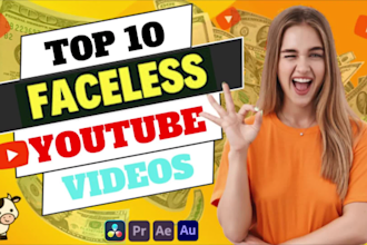 be your faceless youtube video editor